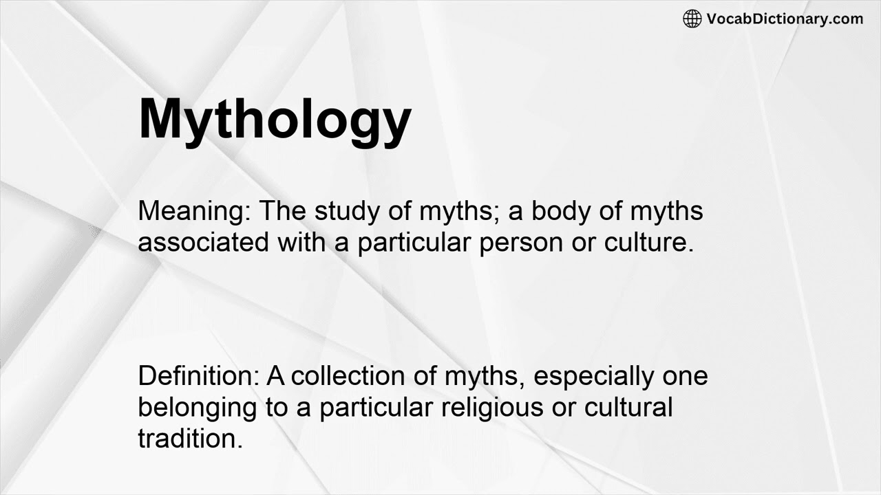 Mythology Meaning
