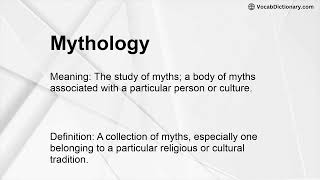 Mythology Meaning
