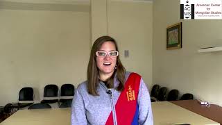 ACMS Field Research Fellow Summer 2019 - Emily O'Dell