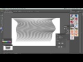 Illustrator blend tool and width profiles and strokes for wave and line designs tutorial