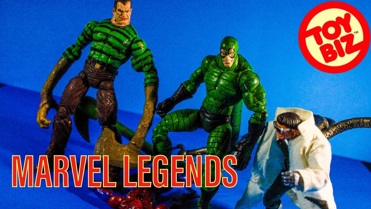 Toybiz Marvel Legends Spider-Man: Scorpion, Doc Ock and Sandman