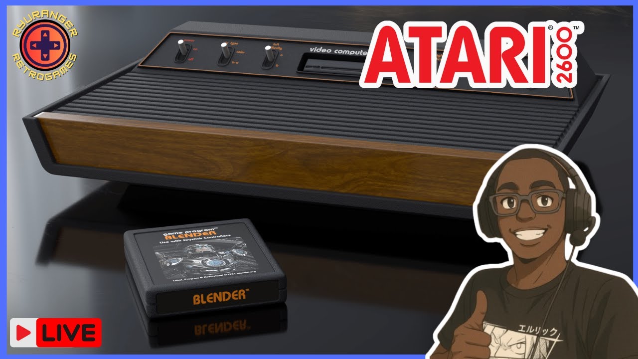 ATARI 2600 AO VIVO - SINTA-SE UM IDOSO, ASSISTINDO ESSA LIVE!!!