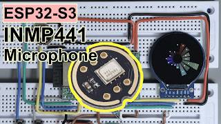 ESP32-S3 + INMP441 + GC9A01: Build a Round Audio Spectrum Analyzer [NO TALKING]
