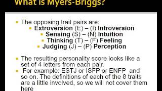 Why DISC and not Myers Briggs