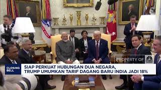 Perkuat Hubungan, Trump Umumkan Tarif Dagang Baru India Jadi 18%