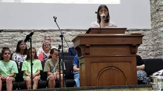 BIG ROCK BAPTIST CHURCH...HANNAH AND 3 BAPTISMS 8-5-2018