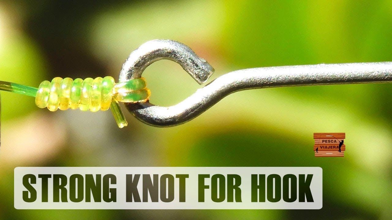 Самый сильный рыболовный узел | Рыбный узел для крючка с проушиной