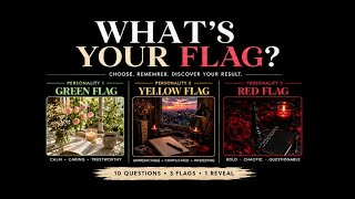 WHAT’S YOUR FLAG? 🚩 | 15 Questions That Will Reveal Your True Personality & Your Hidden Side