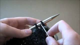 Interlock bindoff for k1p1 rib