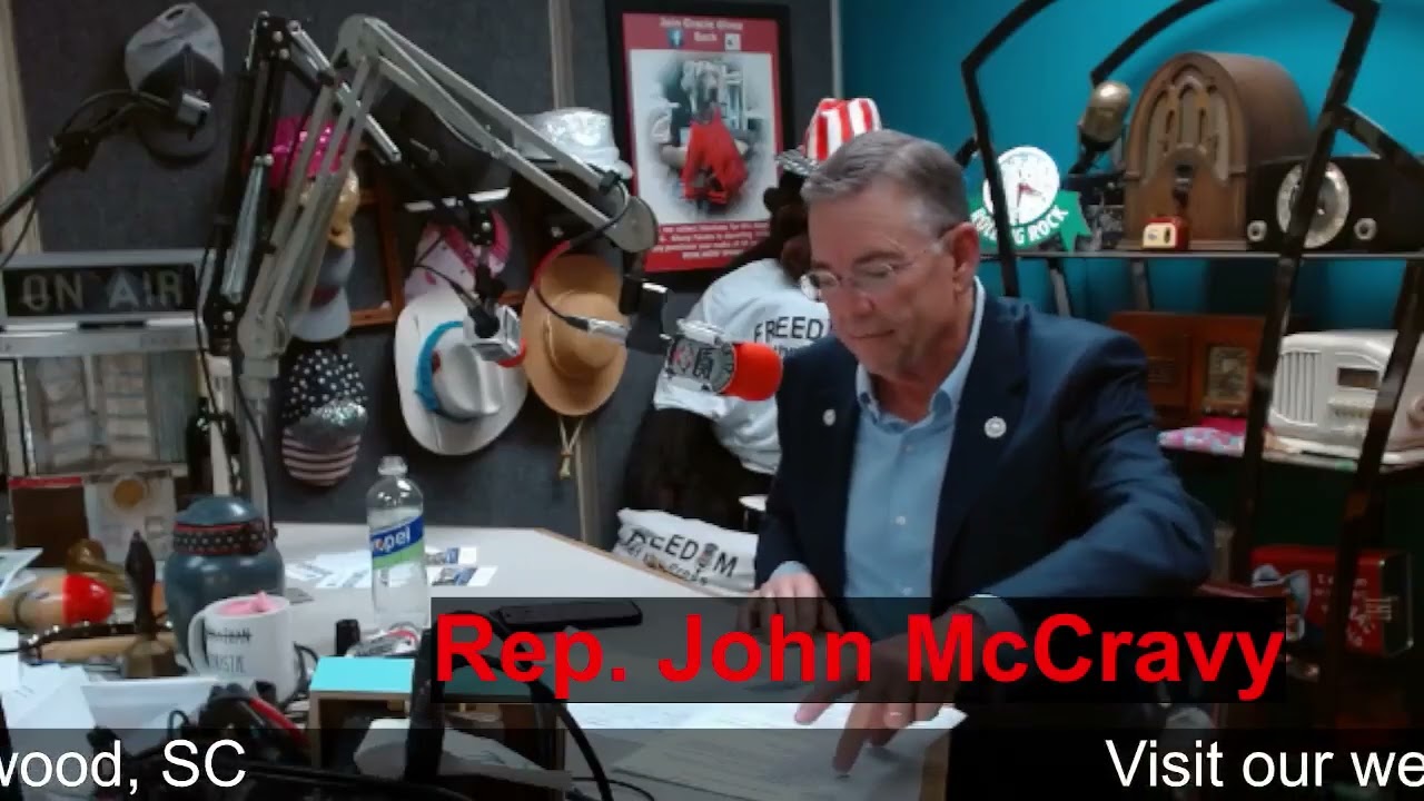 John McCravy to discuss the Unborn Child Protection Act SB 323