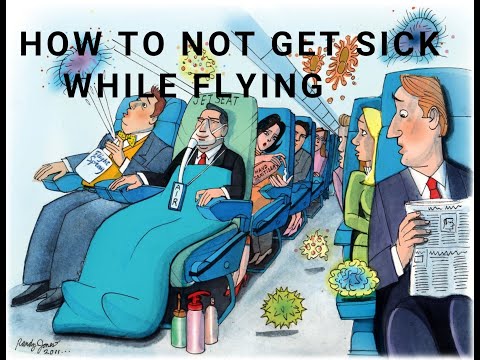 How to not get sick on an airplane by disinfecting your airplane seat