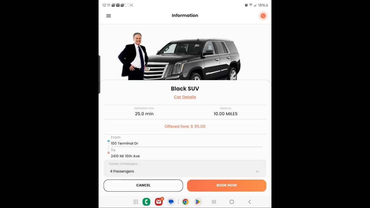 Cata Global  Farm out via Passenger App