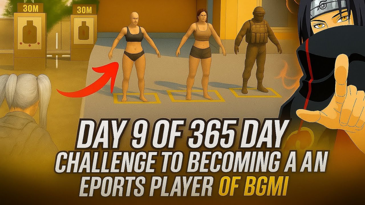 Day 9 BGMI Challenge 🔥 | Road to Becoming a Pro Esports Player 💪🎮 - YouTube
