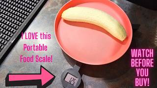 Portable Food Travel Scale Small Folding Digital Collapsible Mini Pocket Scale Grams & Ounces
