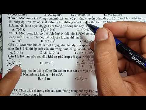 Video đề giữa kì 2 vật lý 10 trắc nghiệm và tự luận - YouTube