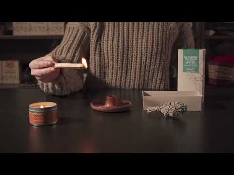 How to Use White Sage and Palo Santo - Tutorial on Lighting Natural Incense for Smudging