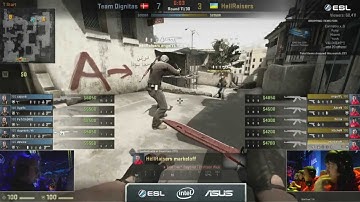 Dignitas vs HellRaisers on de_dust2 @ EMS One Katowice 2014 Quarterfinal Game 1 (CS:GO DIG vs HR)