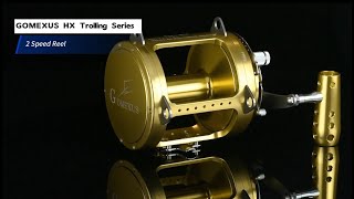 Gomexus Saltwater Reel Trolling Tuna Shark Fishing 90lbs 2 Speed 50w 10 Yr  Test