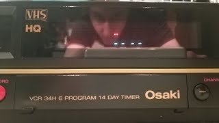 Osaki VCR34H VHS VCR (similar to Amstrad VCR6000/VCR6100, Hinari VXL8/VXL12) - Love to hate