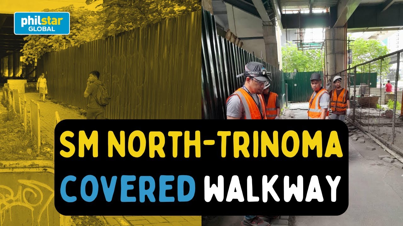 Covered walkway na mag-uugnay sa SM North EDSA at Trinoma, itatayo ng DOTr