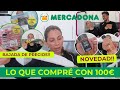 COMPRA CON "SOLO" 100€  💸/ APROVECHAR LOS PRECIOS BAJOS ⏬ / MERCADONA 🛒 /  SUSAN VLOGS