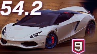 Asphalt 9: Elite C x Arrinera Hussarya - 54.2s (old map)