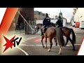 Reiterstaffel der Polizei Hamburg: Unterwegs beim Derby St. Pauli vs. HSV - die Reportage | stern TV