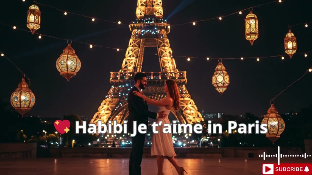 🌙 Je t’aime Habibi Paris Nights 2025 | Arabic French Love Remix ✨ Romantic Vibes
