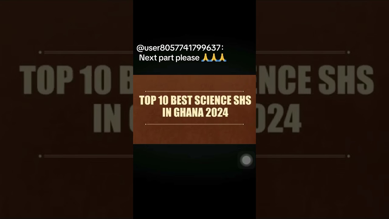 Best science SHS in Ghana 2024