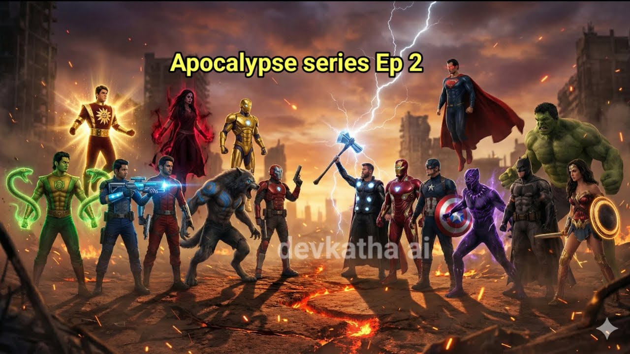 Apocalypse series Ep 2 || Raj Comics vs Marvel and DC Comics | Comics India
