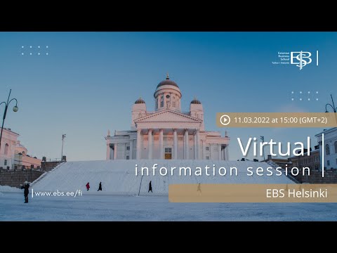 EBS Virtual Information Session | EBS Helsinki