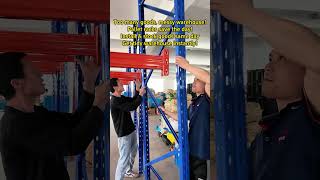 Pallet shelves are here to save the day! #shibang #storagesolutions #manufacturing #shelving