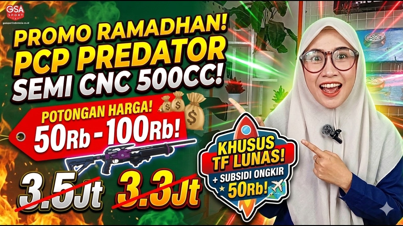 SIAPA CEPAT DIA DAPAT! Senapan Angin Predator Bocap Semi CNC Diskon Gede-Gedean!