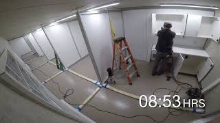 Lerdahl - Healthcare 10 Hour Time-Lapse with DIRTT