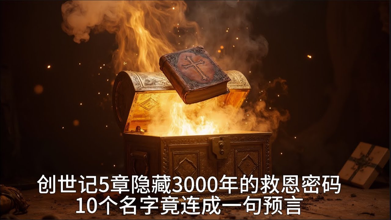 【震撼发现】创世记5章隐藏3000年的救恩密码！10个名字竟连成一句预言