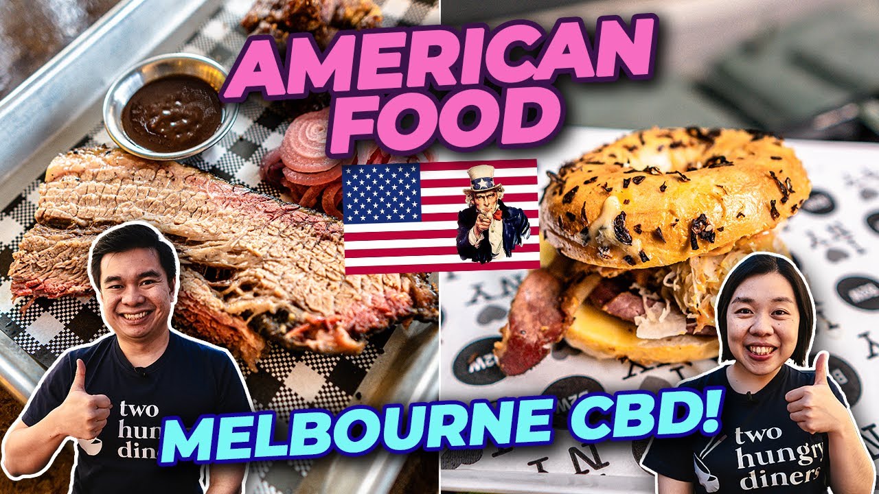 AMERICAN FOOD TOUR in Melbourne CBD | Must Try Iconic Food from the USA 🇺🇸