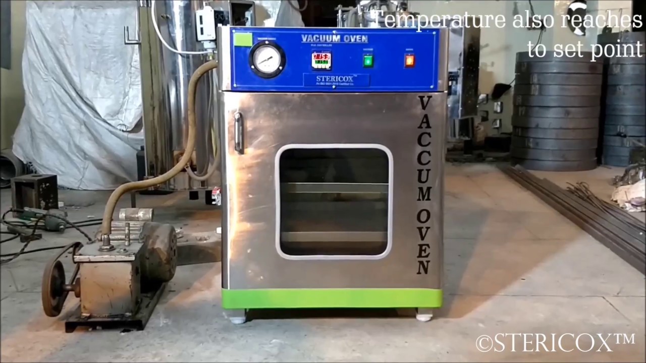 45 Liters Vacuum Oven (GMP Model) Working Demo YouTube