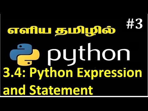 Section 3.4 : Python Expression and statement