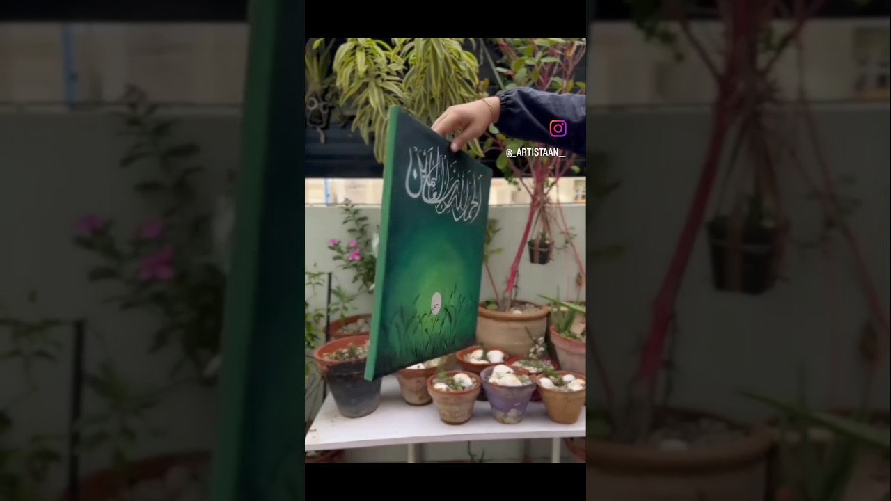 Arabic calligraphy background ideas for beginners ♥️✨ 