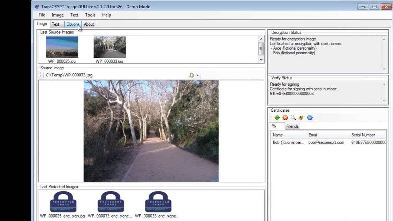 TC-Image: JPEG copying protection with X.509 certificates