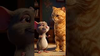 Cat and Mouse Story ♥️ #ai #animals #anime #dog #cat #mouse #gta #aivideo