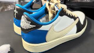 【360° Look】Travis Scott × Fragment × Nike Air Jordan 1 Low OG (DM7866-140)