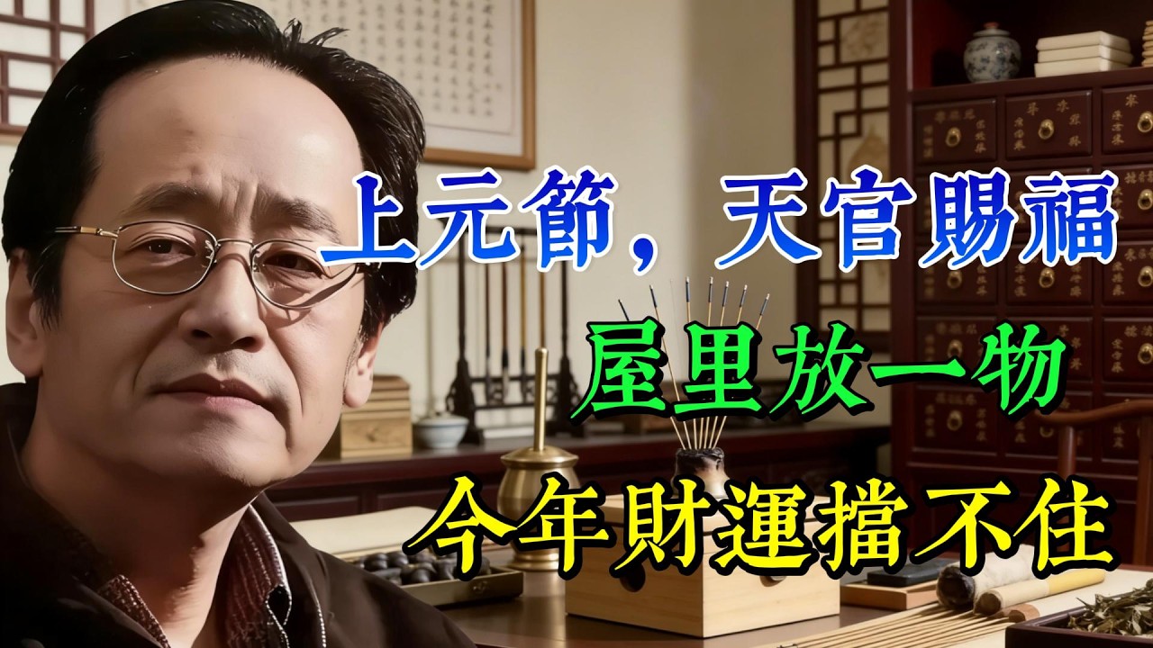 正月十五 ，天官賜福，倪海廈：屋里放一物，吸盡天地富貴之氣，丙午馬年財氣擋不住！#倪海廈 #倪師 #中醫養生 #易經風水 #正月十五 #元宵節禁忌 #天官賜福 #招財秘法#中國醫 #健康養生