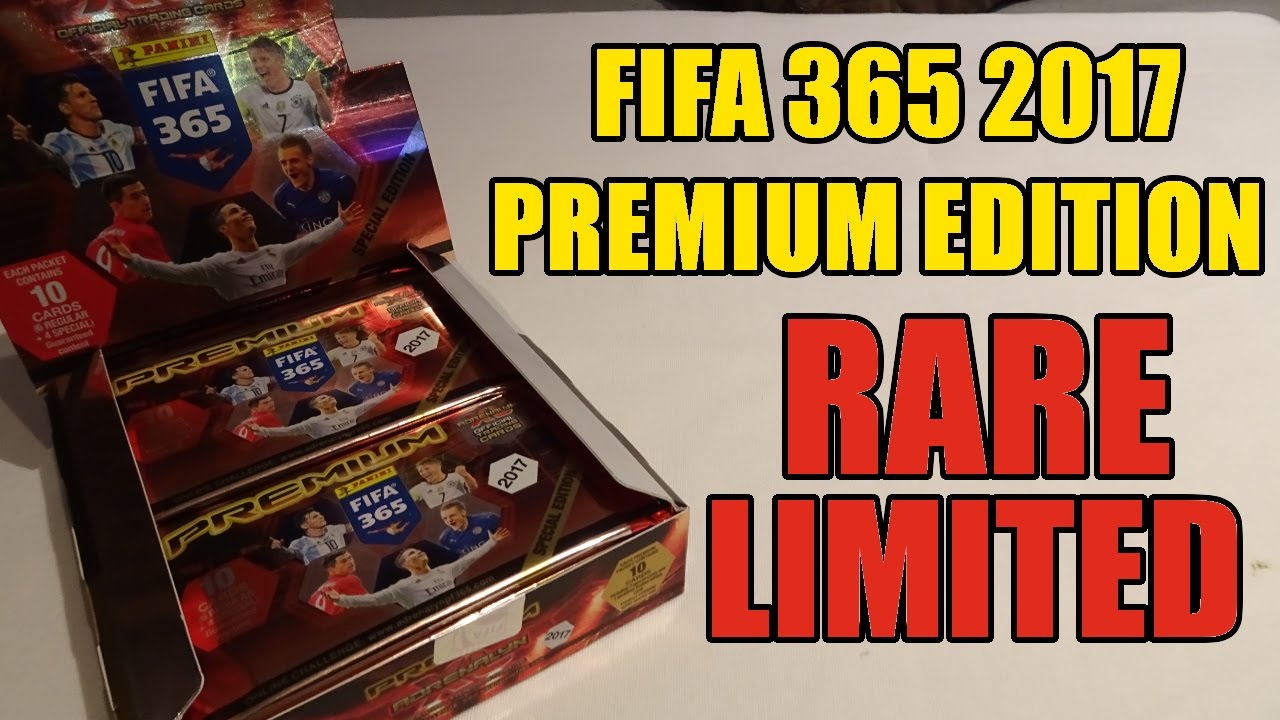 PREMIUM PANINI FIFA 365 2017 ADRENALYN XL * NEW RARE LIMITED EDITION CARDS