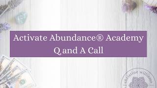 Monthly Q and A Revenue Roadmap Call