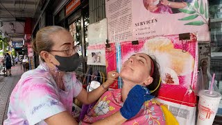 Amazing Street Gua Sha massage and Full Face Service in Bangkok