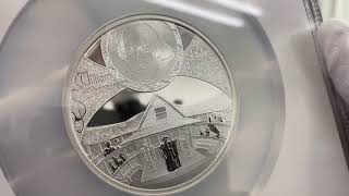2014 ツバル ウィリアムシェークスピア生誕450周年 5ツバルドル 銀貨 5オンス プルーフ NGC PF 69 UC 準最高鑑定 完全未使用品