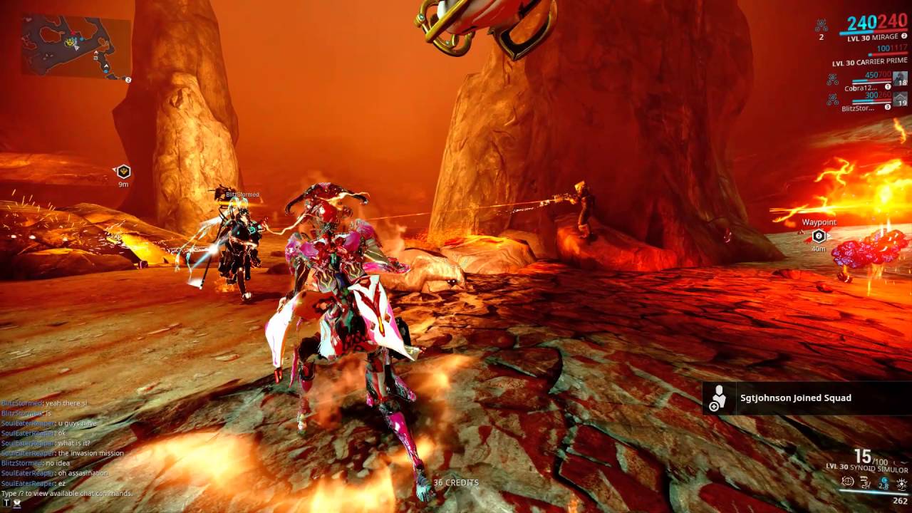 Warframe Mutagen mass invasion assasionation w blitz,Cobra , Mirage #1