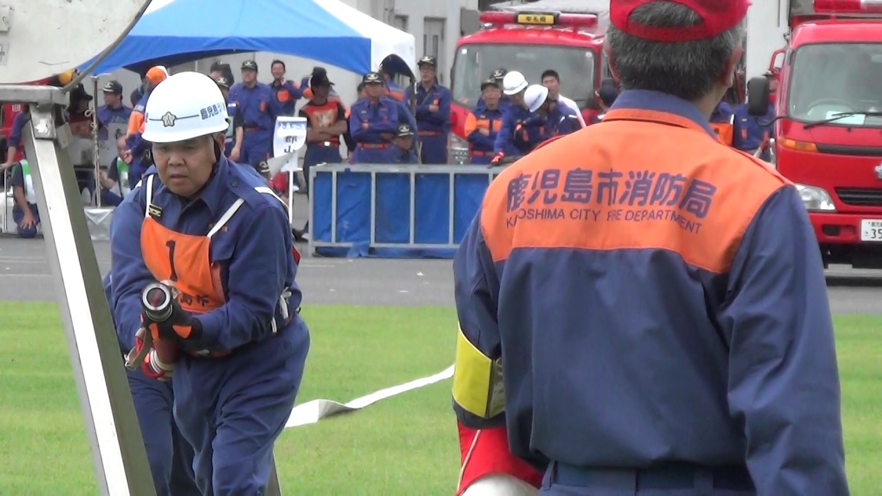 鹿児島市消防団操法大会 郡山中央分団 Youtube