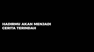 Mentahan Ccp Lyrics 🎟️ | Lagu hadirmu akan menjadi cerita terindah 🎶 | 7 Samudera ✨